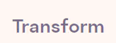 Transform logo